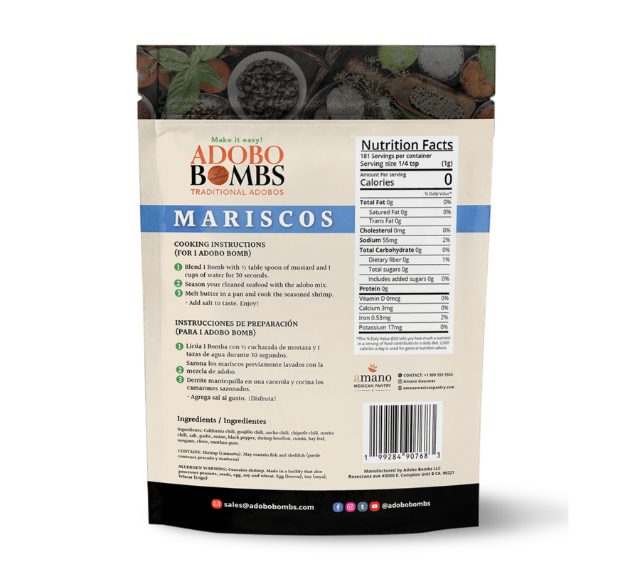 Mariscos Bombs (1 pack)