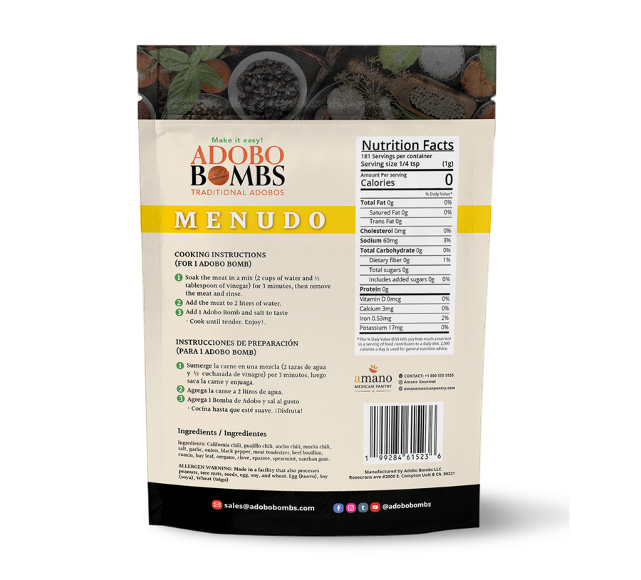 Menudo Bombs (1 pack)