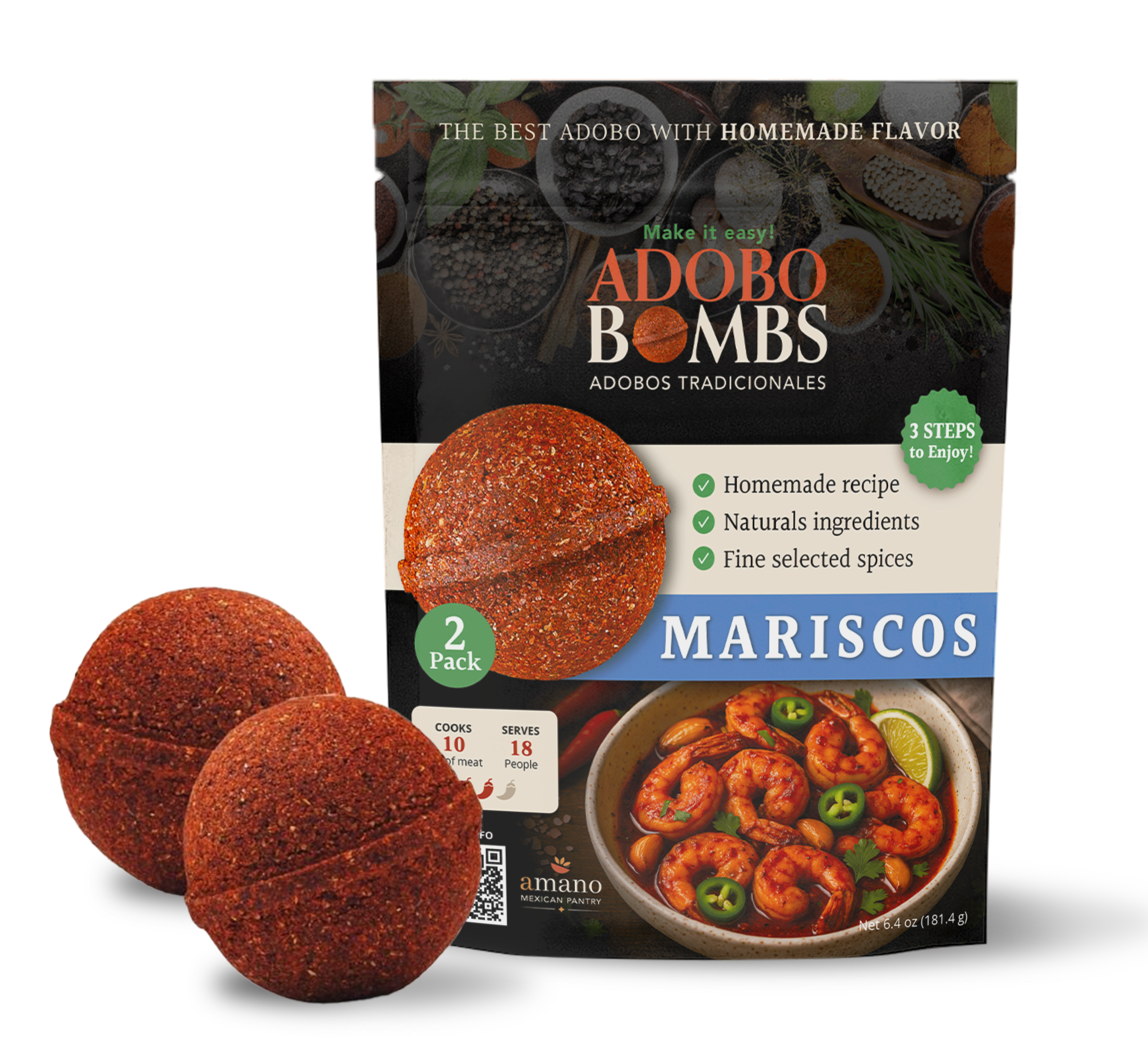 Mariscos Bombs (2 pack)